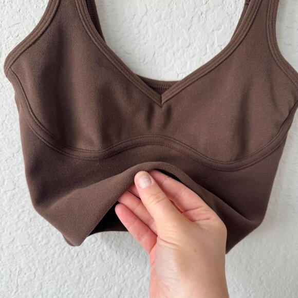 commense brown corset detail tank - Picture 8 of 8